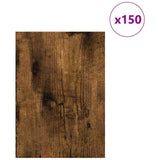 Decor Panels 150 pcs Smoked Oak 21 x 30 x 0.27 cm 885573