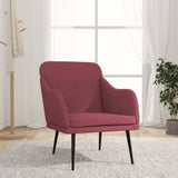 Armchair Wine Red 63x76x80 cm Fabric 351477