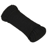 ZNTS Work Rope Black 3 mm 500 m Polyester 152801