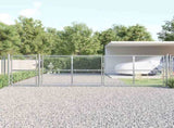 Mesh Garden Gate Silver 500x125 cm Galvanised Steel 154558