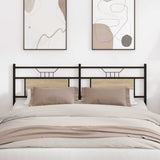Replace Headboard Sonoma Oak 160 cm Engineered Wood and Steel 4106827