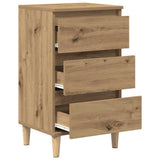 Bedside Cabinet Artisan Oak 40 x 35 x 70 cm Engineered Wood 863428