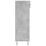 ZNTS Shoe Cabinet Concrete Grey 60x35x105 cm Engineered Wood 829608