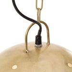 Industrial Hanging Lamp 25 W Brass Round 42 cm E27 320556