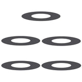 suitable for Flat Tree Rings 5 pcs Black 30 / 60 cm Steel 873663