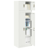 Storage Cabinet 2 pcs 60 x 40 x 180 cm Steel Lockable 3438704