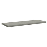 2-Piece Bench Cushions SOEST 2 pcs 100% Polyester Grey 949467