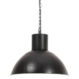 320565 Hanging Lamp 25 W Black Round 48 cm E27
