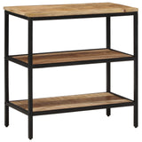 Console Table 70x35x70 cm Solid Rough Wood Mango 374072