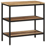 Console Table 70x35x70 cm Solid Rough Wood Mango 374072