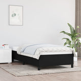 Bed Frame without Mattress Black 90x190 cm Single Single Fabric 349856