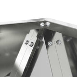 Planter 2 pcs Silver 30 x 30 x 30 cm Galvanised Steel 883819