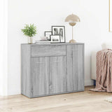 Sideboard Grey Sonoma 88x30x70 cm Engineered Wood 815367