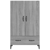 Highboard Grey Sonoma 70x31x115 cm Engineered Wood 817475