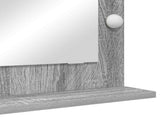 Vanity Mirror Rectangular Grey Sonoma 70 x 50 x 18 cm 868338