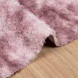Shaggy Rug High Pile NAVARRA Dusty Pink 200x200 cm Polyester 4102881