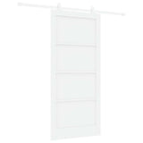 Sliding Door ORKDAL Brown 93 x 202 cm Solid Pine Wood 3333431