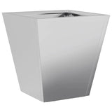 Garden Planters 40x40x40 cm 2 pcs Galvanised Steel 851063