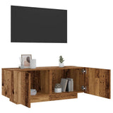 TV Cabinet Old Wood 100x35x40 cm Engineered Wood 856353