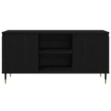 TV Cabinet Black Oak 104 x 35 x 50 cm Engineered Wood 881931