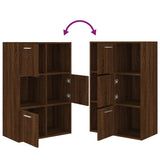 Storage Cabinet Brown Oak 60x29.5x90 cm 815455
