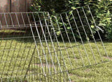 Rabbit Cage Silver 650 x 55 x 55 cm Galvanised Steel 42019227