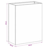 Garden Planter 2 pcs Anthracite 40 x 20 x 40 cm 8005405