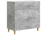 Sideboard Concrete Grey 66 x 34.5 x 90 cm Engineered Wood 895098