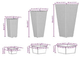 Outdoor Set 3 pcs Metal 42026961