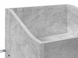 Record Cabinet Concrete Grey 36 x 36 x 95.5 cm Engineered Wood 8012829