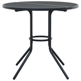 Stackable Garden Chair Set 5 pcs Anthracite Powder-coated Steel 3283765