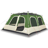Family Tent Dome 10-Person Green Quick Release 4004239