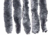 Fly Curtain Silver 100x230 cm Chenille 377380