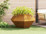 Planter Rusty 100 x 100 x 80 cm Weathering Steel 884036
