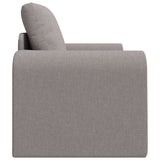 Sofa Bed Taupe 98 x 71 x 83 cm Fabric 4106660