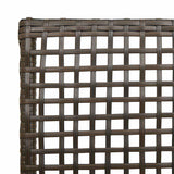 Garden Chair 2 pcs Brown 55 x 53 x 85 cm Poly Rattan 42003446