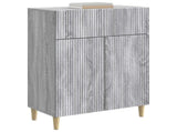Sideboard Grey Sonoma 66 x 34.5 x 90 cm Engineered Wood 894641
