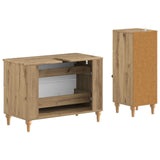 2 Piece Bathroom Cabinet Set ALKMAAR Artisan Oak 3417674