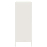 Highboard White 68x39x101,5 cm Steel 851225