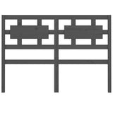 Bed Headboard Grey 145.5x4x100 cm Solid Wood Pine 818042