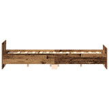 Bed Frame Old wood Engineered wood, solid pinewood, plywood Double 3328787