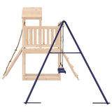 Outdoor Playset Natural wood, Blue 3155870