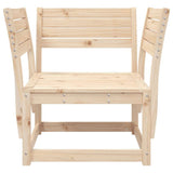 Garden Chair Natural Pine Solid Pine Wood Medium Modular 844674