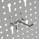 Wall-mounted Peg Boards 3 pcs 40x58 cm Steel 145351