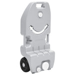 Wheeled Water Tank for Camping 25 L Grey 154414