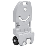 Wheeled Water Tank for Camping 25 L Grey 154414