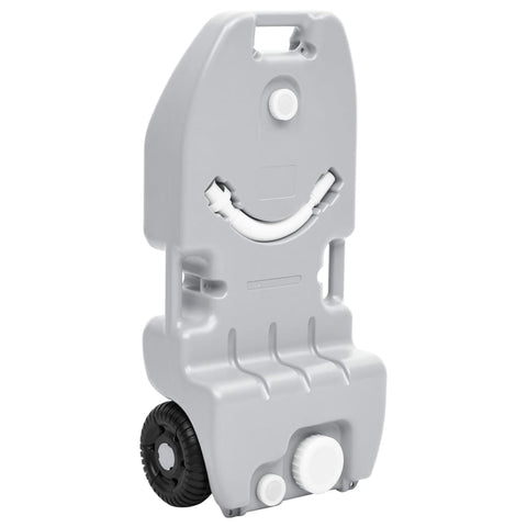 Wheeled Water Tank for Camping 25 L Grey 154414