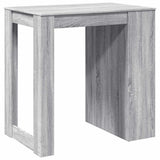 Bar Table Grey Sonoma 102x70x103.5 cm Engineered Wood 3309326
