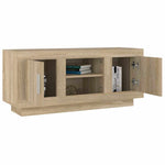 TV Cabinet Sonoma Oak 102x35x45 cm Engineered Wood 811793