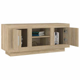 TV Cabinet Sonoma Oak 102x35x45 cm Engineered Wood 811793